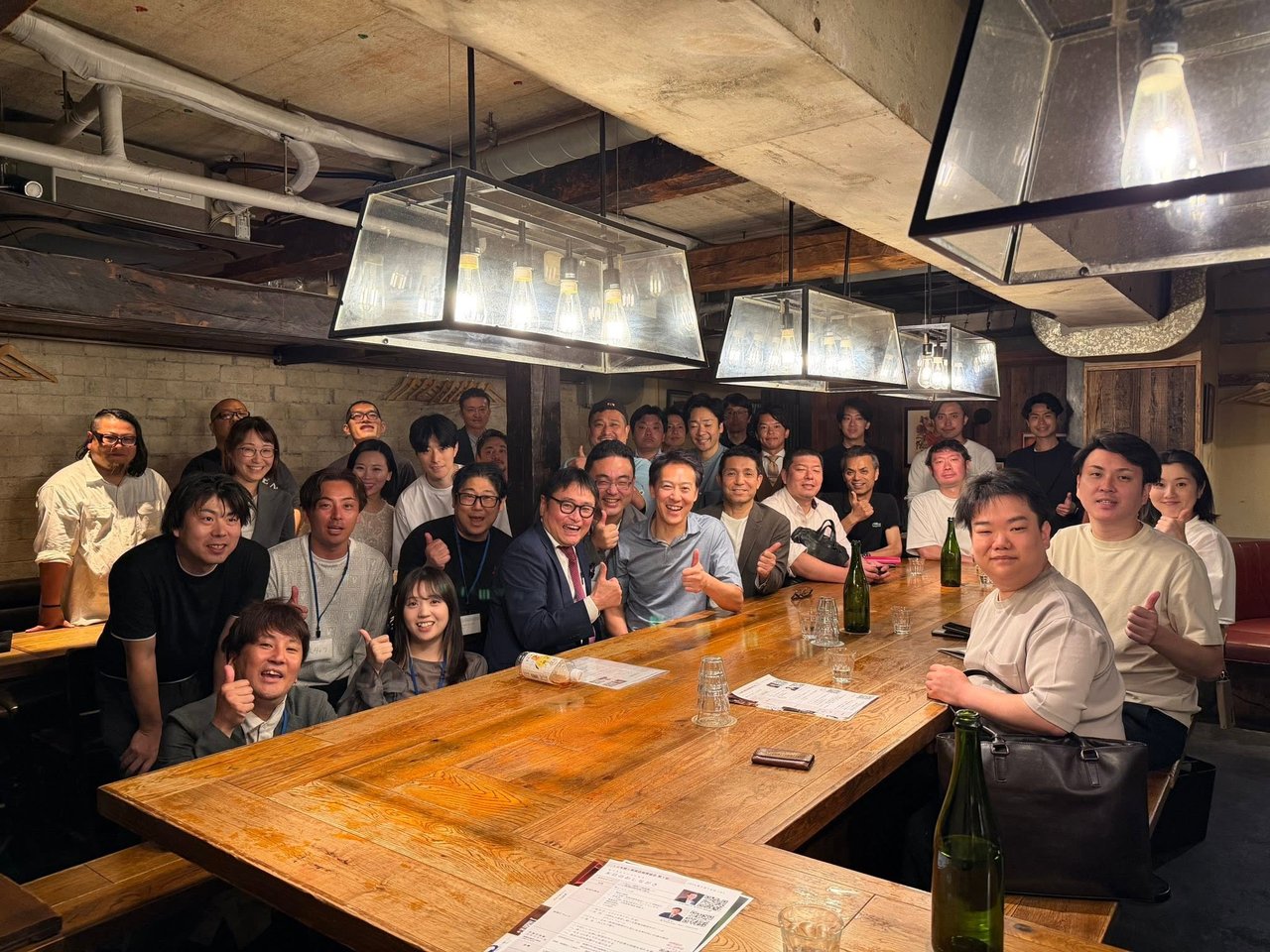 第1回月例会の集合写真