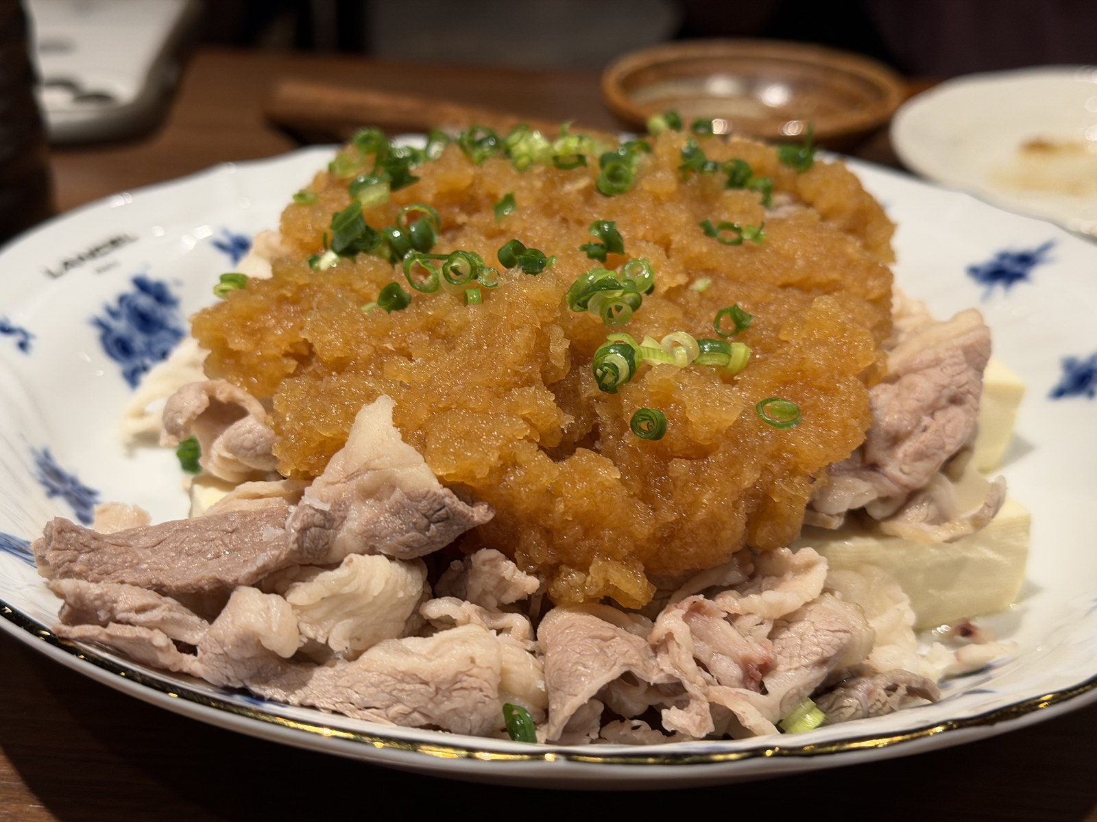 豚しゃぶのおろしのせ